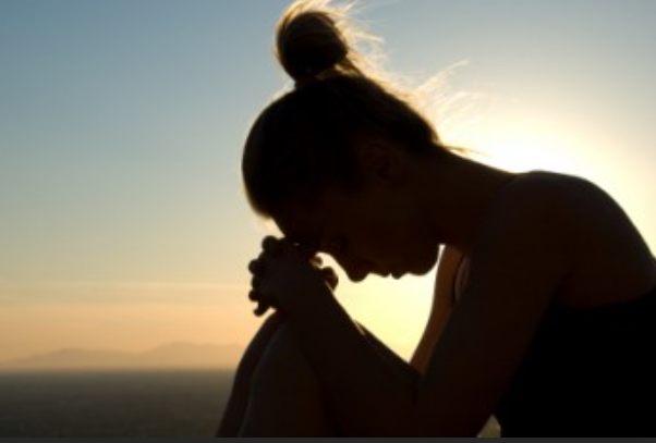 Woman praying