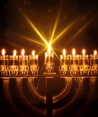 Hanukkah Menorah Candles